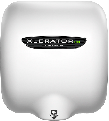 XLERATOReco® XL-BW-ECO (No Heat) Hand Dryer - White BMC (Bulk Molded Compound) High Speed Automatic Surface-Mounted