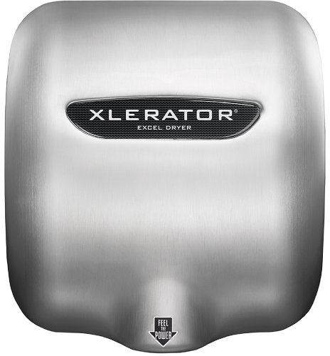 XLERATOR® XL-SB Brushed Stainless Steel Hand Dryer - High Speed Automatic Surface-Mounted