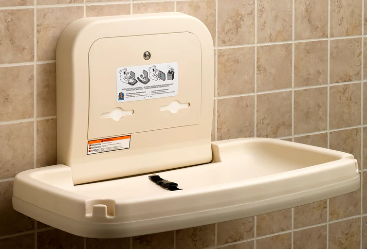 Koala Kare® KB20000 Surface Horizontal Cream Baby Changing Station
