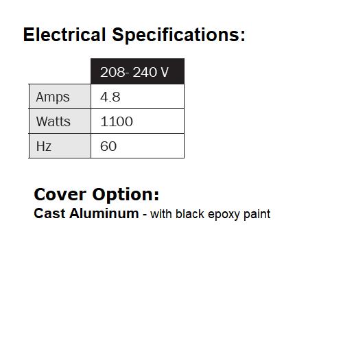 WORLD DRYER® J4162 Airforce™ Hand Dryer Black Epoxy on Aluminum