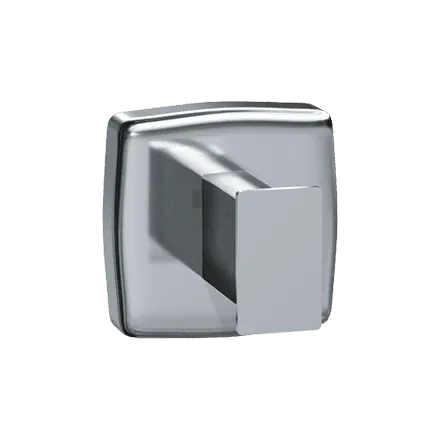 7340_ASI-SingleRobeHook@2x ASI 7340-B Robe Hook (Single) – Surface Mounted, Bright Finish - Image 1